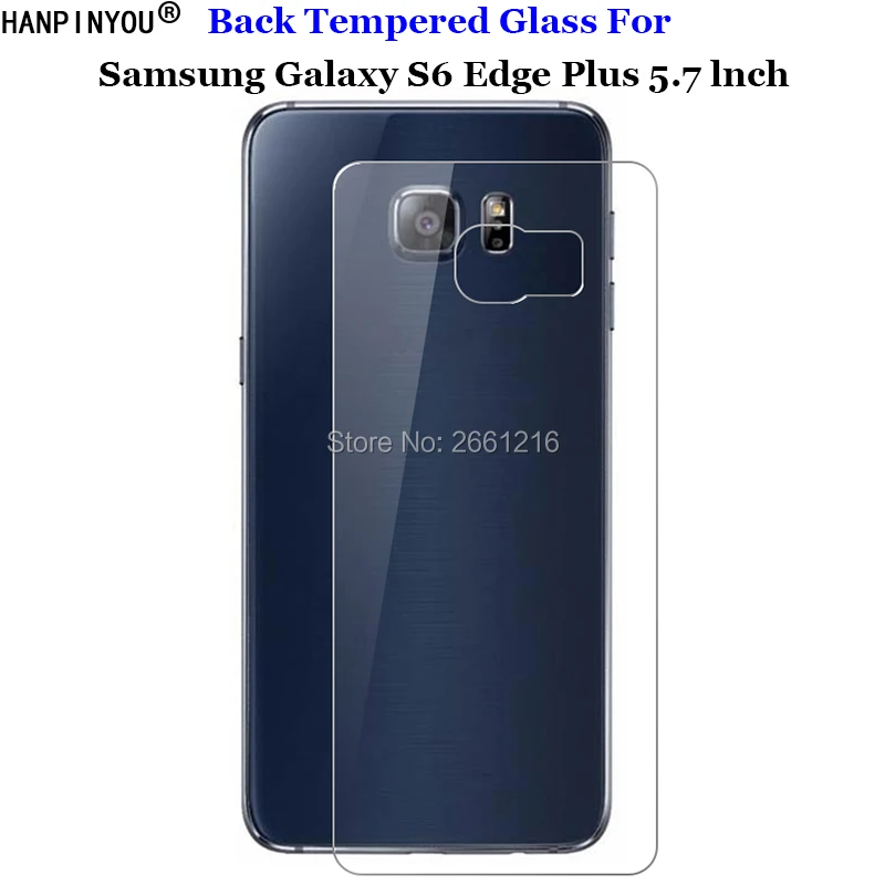 Для Samsung Galaxy S6 edge+ сзади высококачественное закаленное защитное стекло 9h 2.5D для Edge