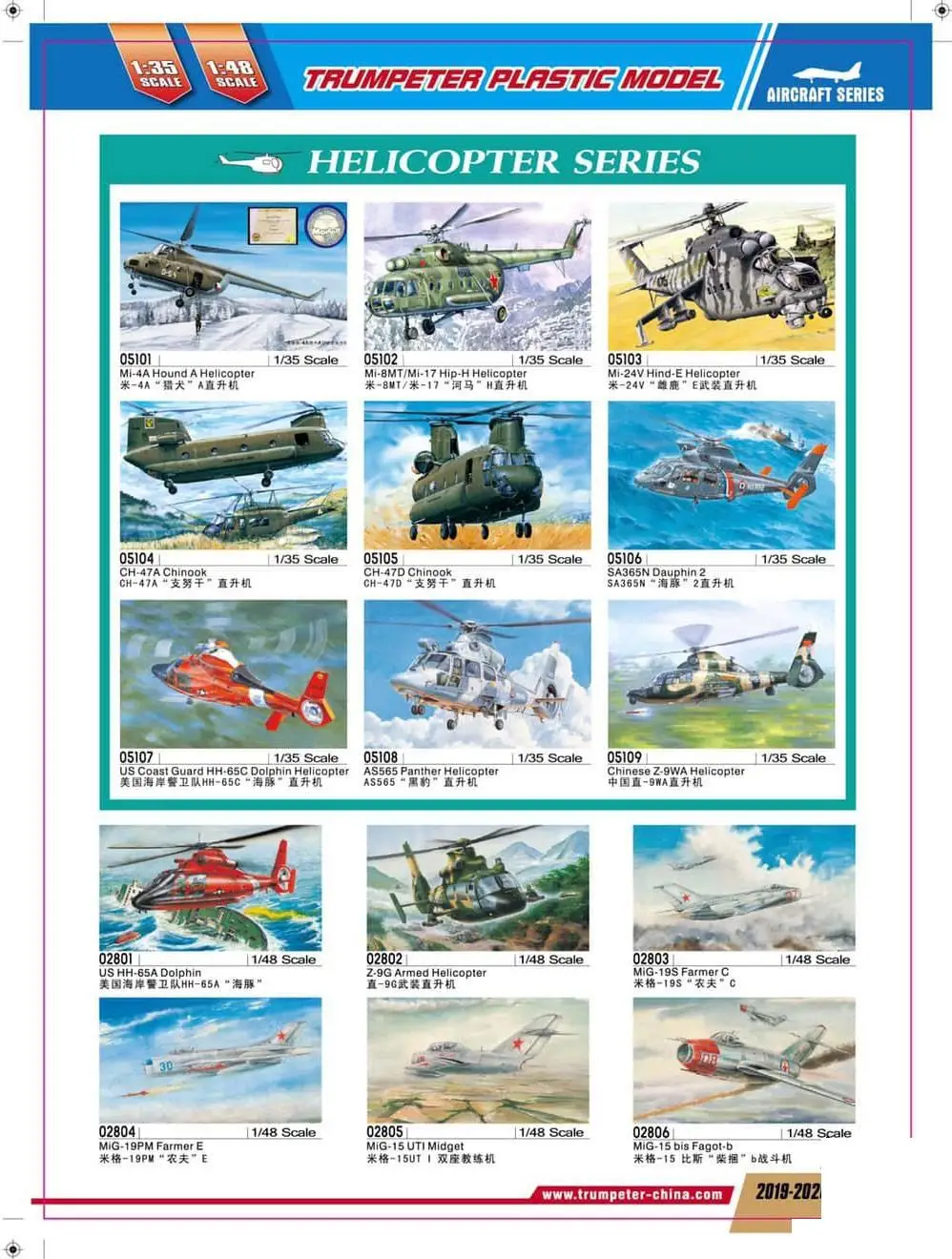 HobbyBoss and Trumpeter 2019-2020 каталог новейшие модели книг | Игрушки и хобби