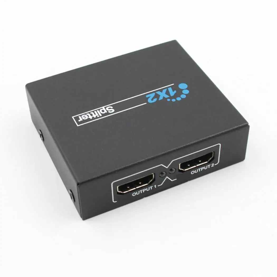 1 х 2 высокой четкости мультимедиа usb концентратор Full HD US Plug 1080 P 1.3b повторитель