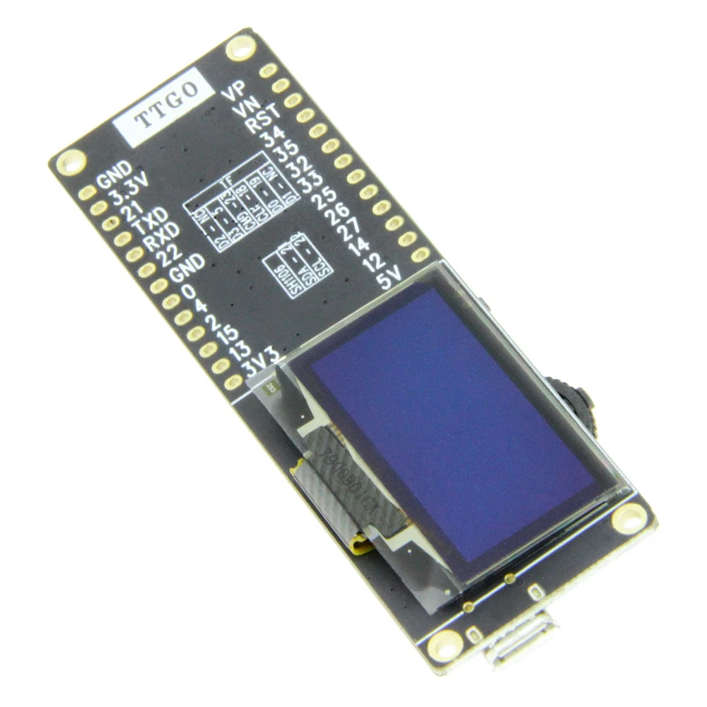 Ttgo T Eight Esp32 Sh1106 1 3 дюймовый oled дисплей Ipex 3D антенна 4 МБ Spi Flash Psram Packet Monitor|Печатные