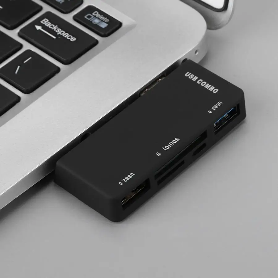 Usb кардридер USB 3 0/2 0 TF/SD комбинированный концентратор адаптер для Microsoft Surface Pro 3/4 12