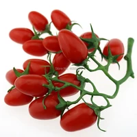 gresorth artificial red cherry tomatoes lifelike fruit fake food home party kitchen decoration 1 pack