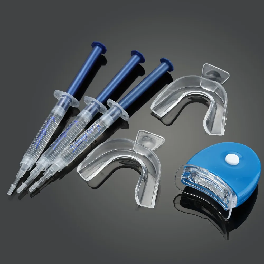 Bleaching System Tooth Whitener Whitening Gel Dental Trays Care Home Kit Teeth Tools | Красота и здоровье
