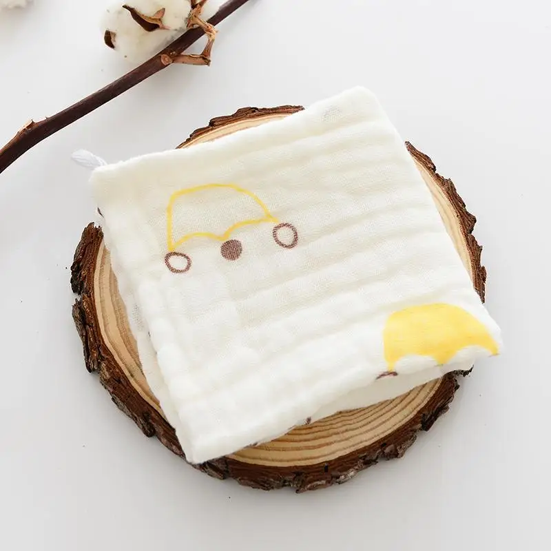 Хлопчатобумажная марля 6 слойный моющийся платок из жаккардовой ткани детский