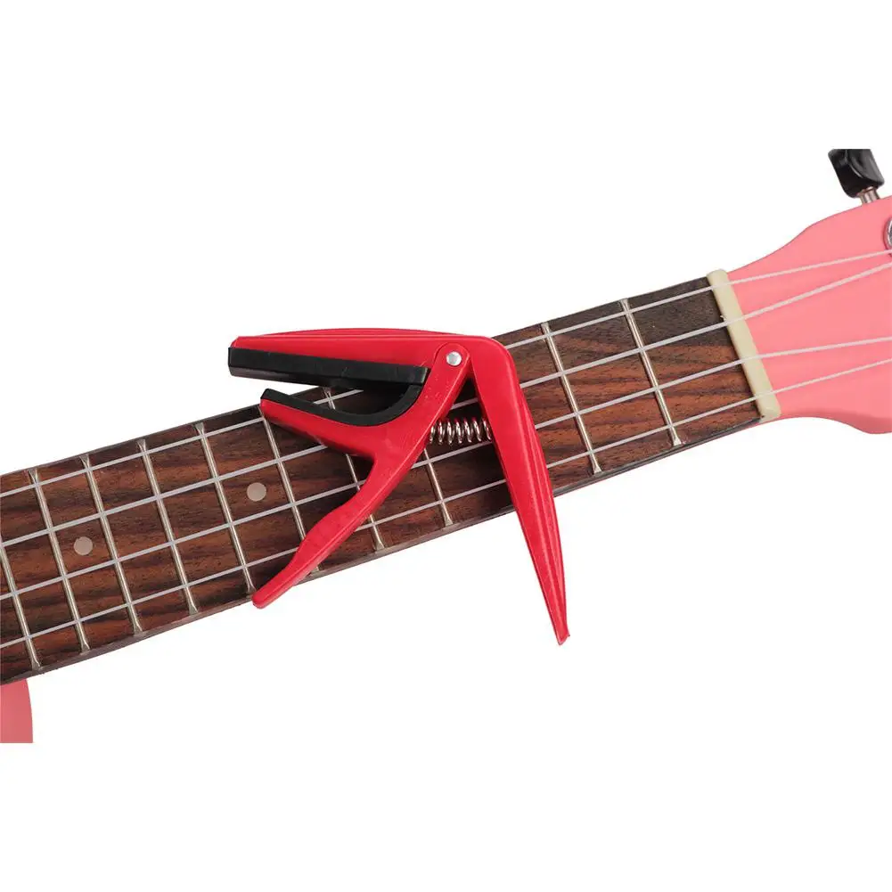 4 струны маленькая гитара укулеле УКУ Capos Мелодия быстрого изменения Capo Ключ