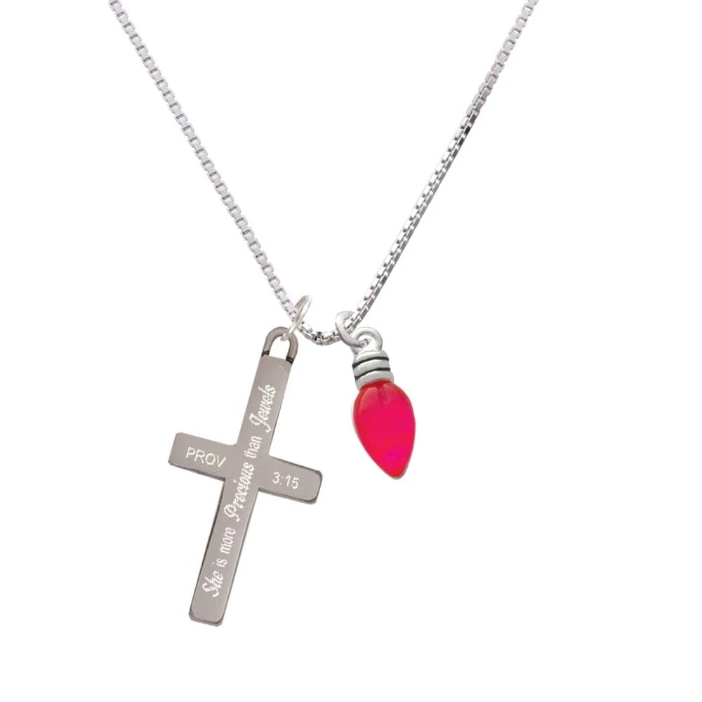 Рождественские огни горячие розовые полимерные она более Драгоценная крест