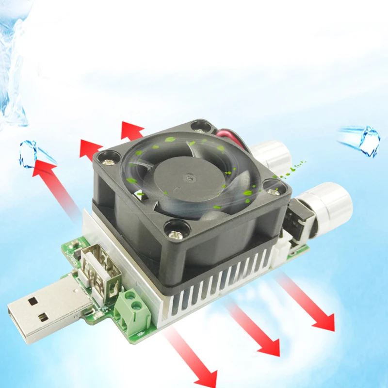 35 Вт USB DC нагрузочный резистор электронный регулируемый постоянный ток