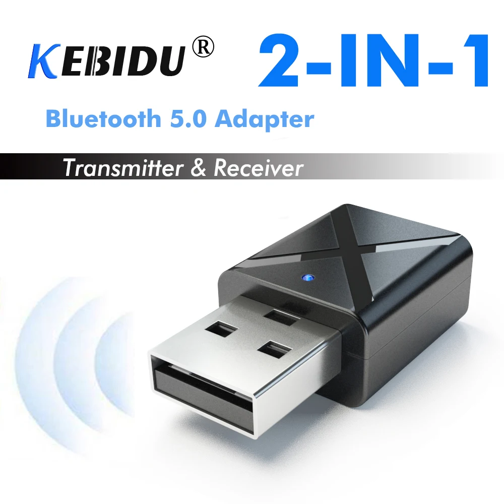 Kebidu 2 в 1 беспроводной Bluetooth 5 0 передатчик приемник автомобильный комплект Мини 3