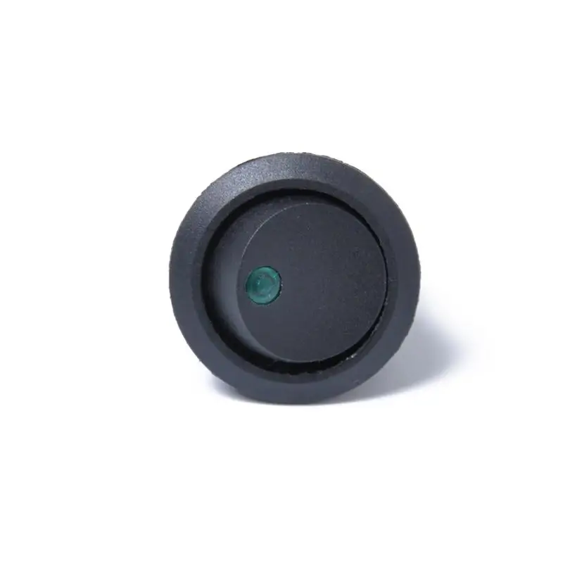 5 PCS Plastic Car Rocker Switches 12V 3 Pins On Off Controls (Green Light) | Автомобили и мотоциклы