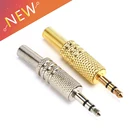 5 шт., 3-Полюсные металлические разъемы 3,5 jack