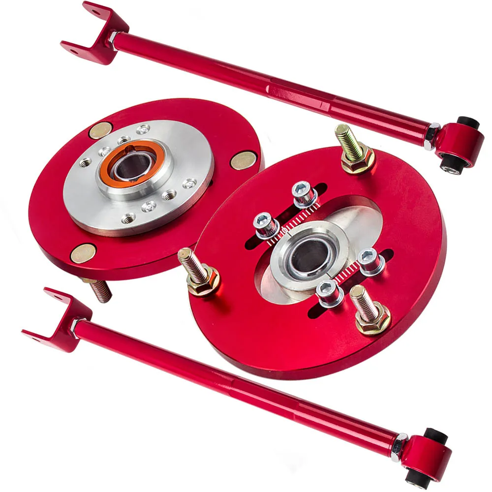 

Rear Camber Control Arms + Front Camber Plate For BMW E36 Z4 X3 Adjustable Set For 318 323 325 328 330 M3 Control Arm