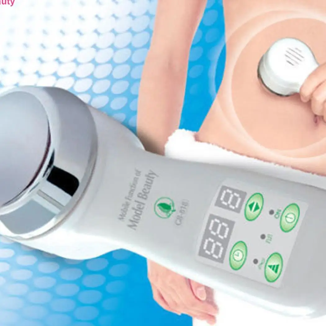 Ультразвуковой массаж для похудения Сжигание жира лица нежной кожи США Plug ЕС