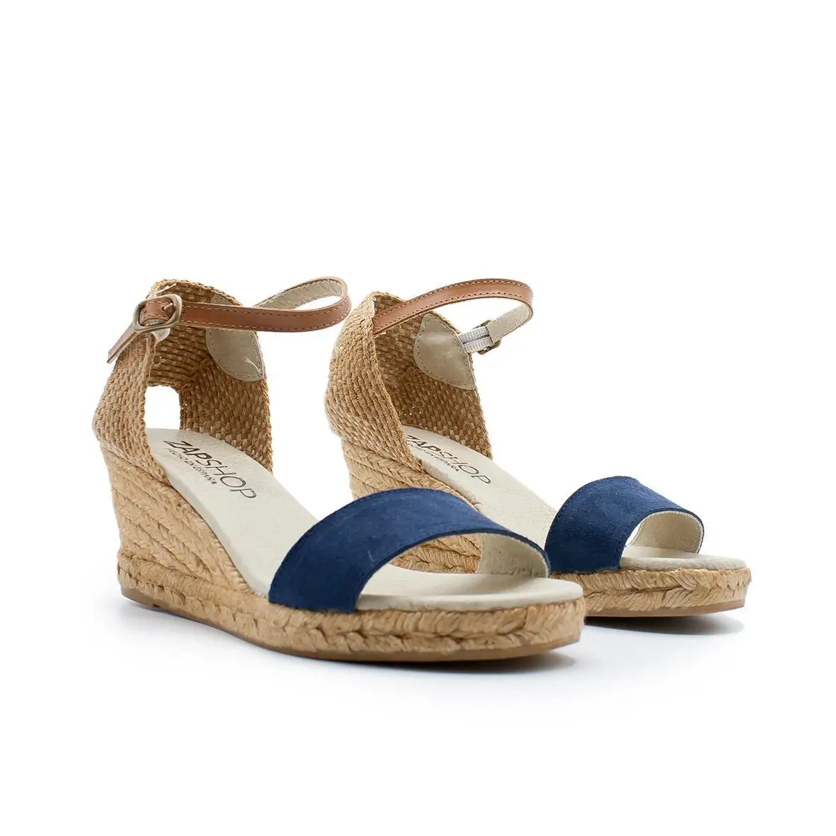ZAPSHOP-WOMAN-SKIN-ESPARTOS DE CUNA-SANDAL CUNA Для женщин-темно-синий | Обувь