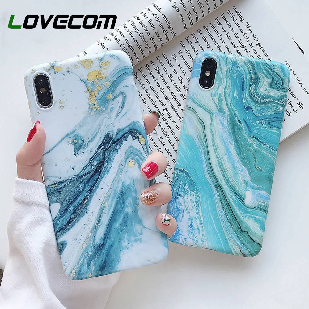 Чехол LOVECOM в стиле ретро с акварельным мрамором для iPhone 11 Pro Max XR XS 6S 7 8 Plus X |