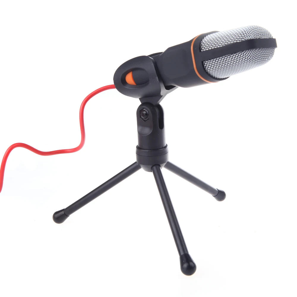 3 5 мм ручной микрофон Проводной конденсаторный с держателем зажим для общения