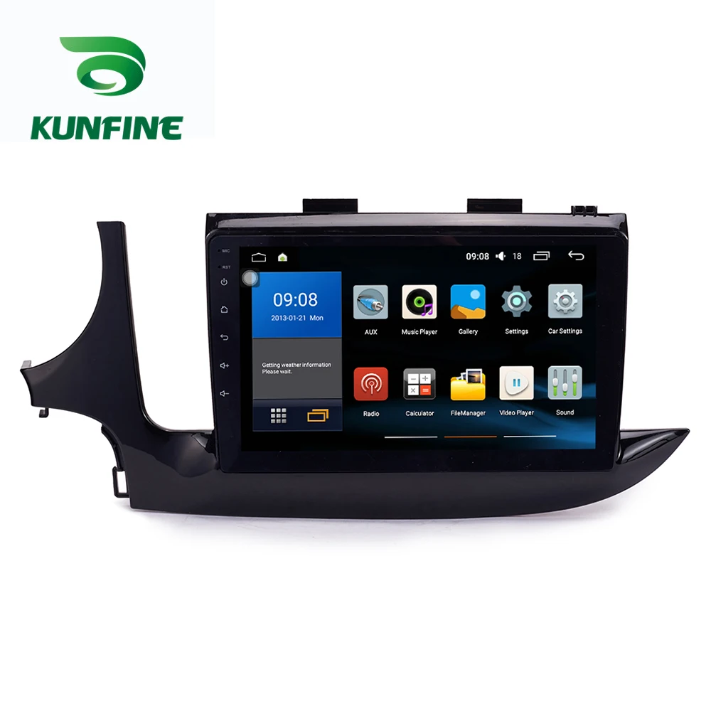 Восьмиядерный 1024*600 Android 8 1 автомобильный DVD GPS навигационный плеер Deckless стерео для
