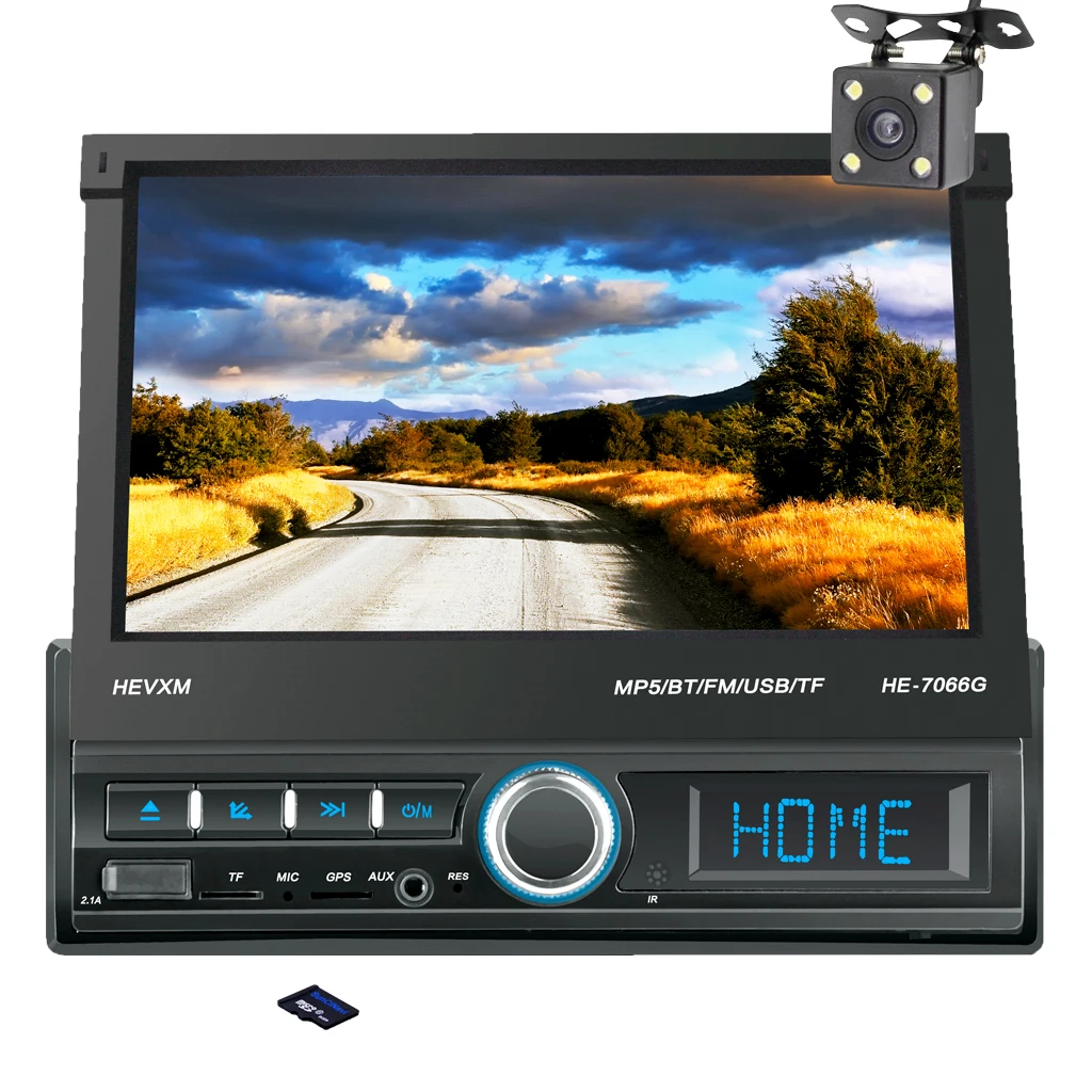 2.1A Быстрая зарядка Bluetooth Автомобильный термоусадочный экран GPS навигация MP5