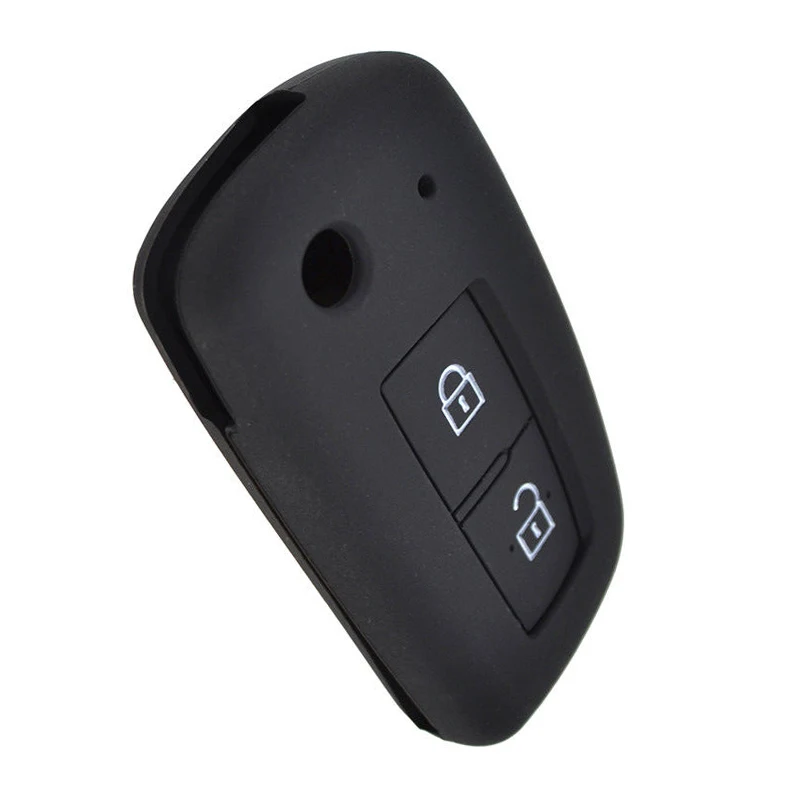 

For Nissan X-Trail Juke Qashqai Micra Pulsar 1pc 2 Button Dedicated Car Key Protector Silicone Key Case Cover Mayitr