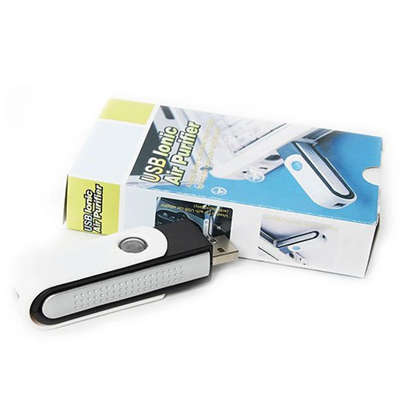 Лучшие продажи черный + белый USB ионный Кислородный Бар Освежитель очиститель