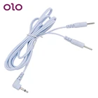 OLO 24 Pin электрошоковый провод Электростимуляция терапия массажер аксессуары секс-игрушки для пениса кольцо Анальная пробка