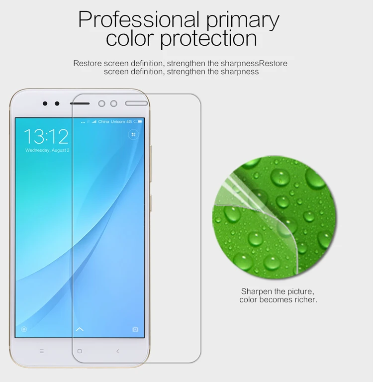 Защитная пленка NILLKIN для Xiaomi Mi A1 суперпрозрачная/Матовая Мягкая ПЭТ 5X/ Mi5X/
