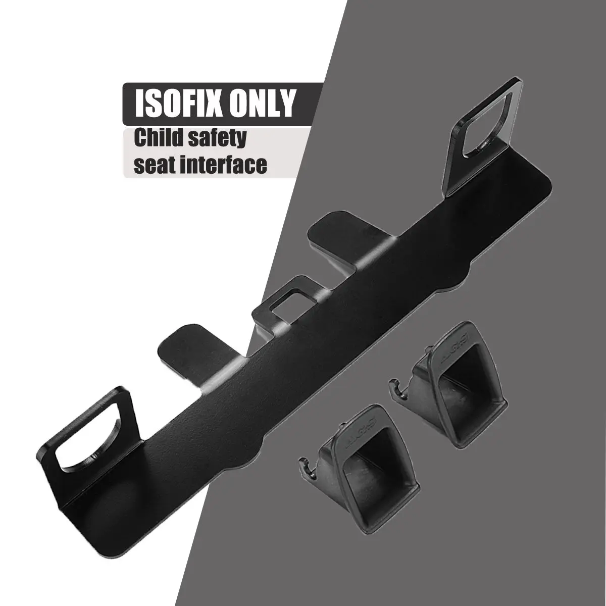 new car isofix latch connector interfaces bracket for child safety seat new seat belt buckle bracket guide stand holder free global shipping