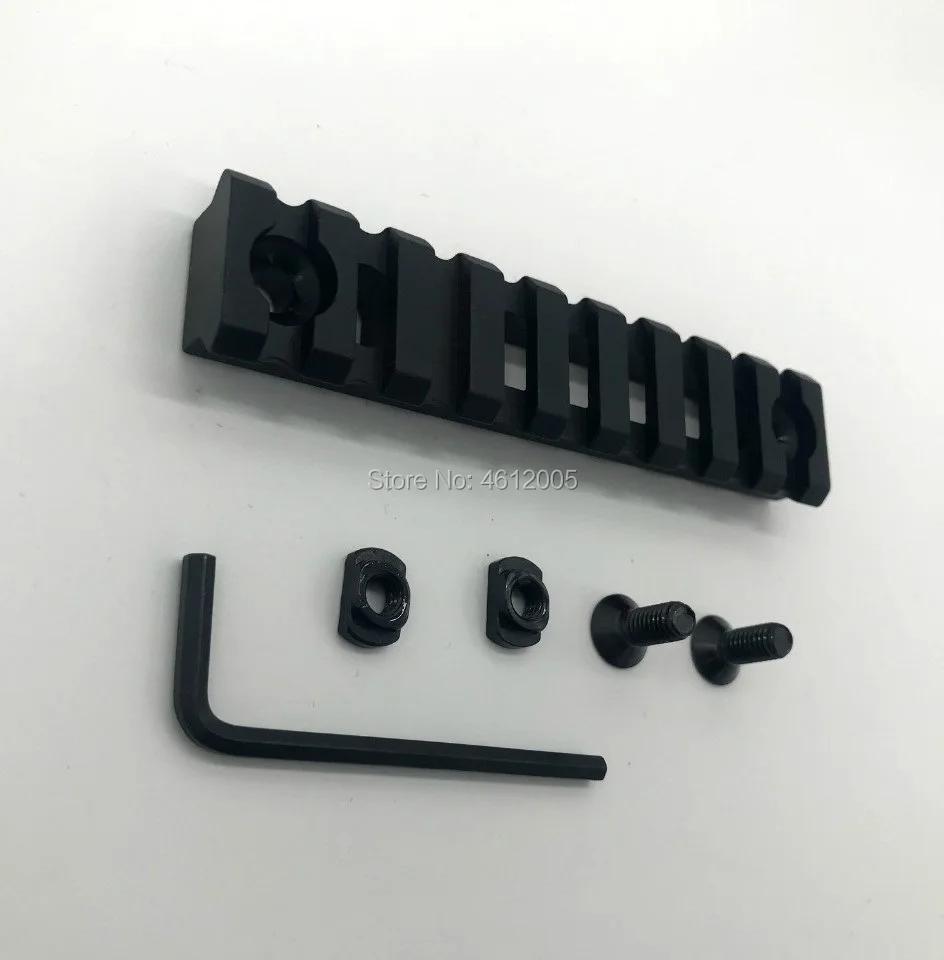 9 Слот выдолбленный MLOK Rail секция Picatinny для Handguard Mount Sytstem|Кронштейны и аксессуары