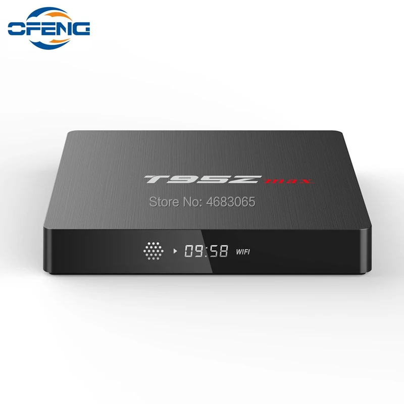 T95Z MAX Smart TV BOX 3 ГБ 32 Восьмиядерный процессор Amlogic S912 Andorid 7 1 2 4G/5 ГГц Dual WiFi BT4.0 4K H.265