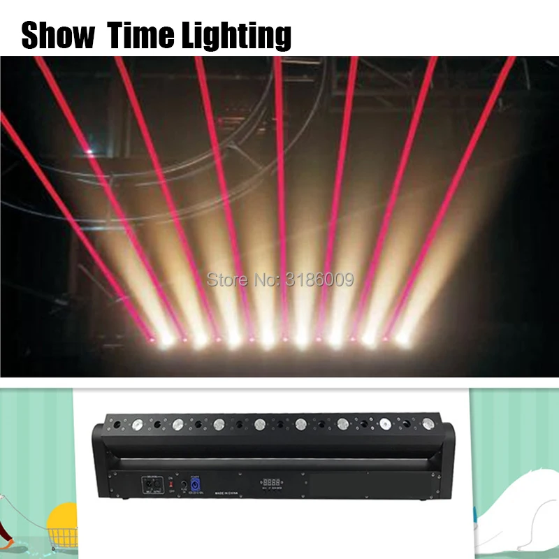 

Show time Laser curtain bar moving head with Led 8+8 line laser system show use for background performance Disco DJ Home Joking