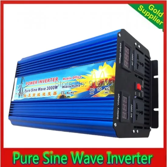 

dc to ac inverter 3000W pure sine wave converter DC 36V to AC 110V 60HZ
