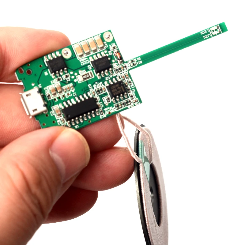 VEEAII Беспроводная зарядка 5 Вт PCBA DIY для iphone 8 чехол 7 Qi Беспроводное зарядное