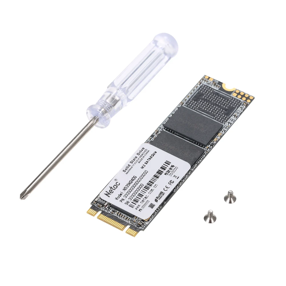 Netac N535N SSD M.2 2280 SATAIII 6 ГБ/сек. 120 ГБ 240 PCIe Gen3 3D MLC/TLC NAND флеш накопитель|Внутренние
