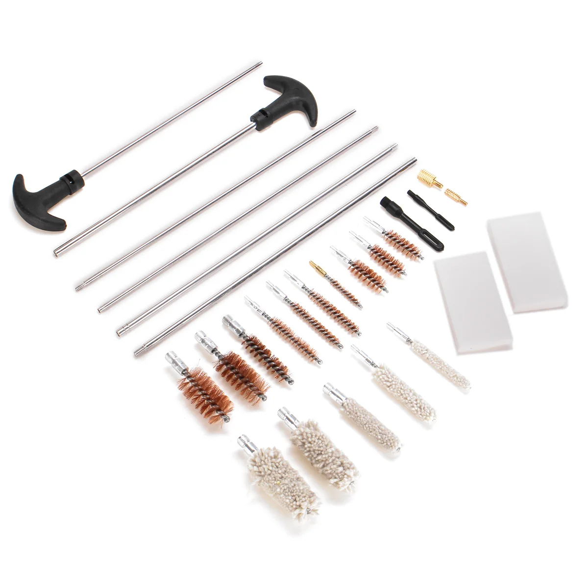 

106Pcs Universal Gun Cleaning Tool Kit Rifle Handgun Shotgun Firearm Cleaner Pistol Pipe Mop Brush Accessory with Carry Case