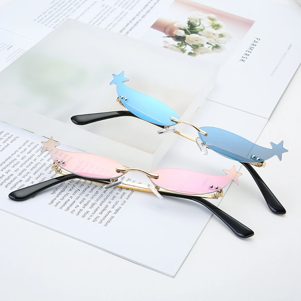 Женские солнцезащитные очки кошачий глаз брендовые дизайнерские маленькие в