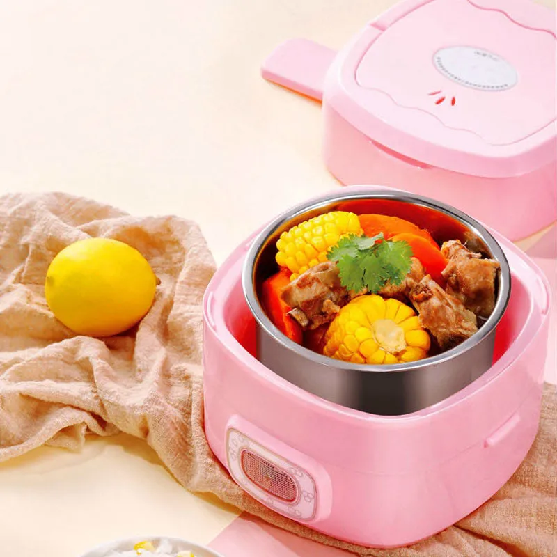 TSOICONN 1.5L мини рисовая электрическая плита нагревательный контейнер Bento для обеда 2