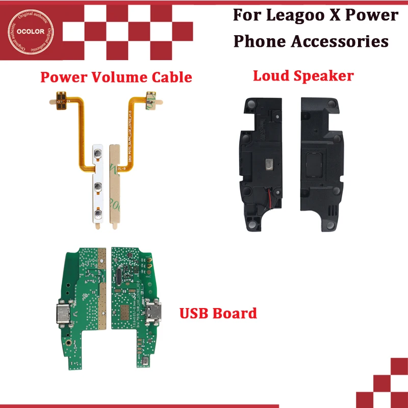 Ocolor для Leagoo X Power USB разъем зарядная плата громкий динамик мощность в сборе