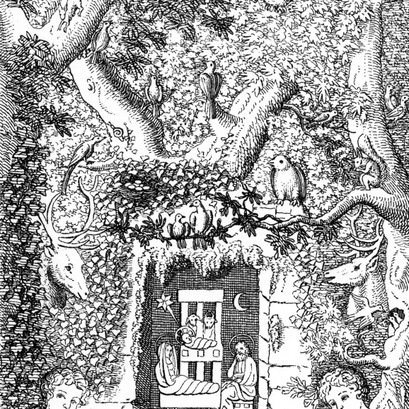 Название страницы из Des Knaben Wunderhorn 1808. Постер печать Мэри Эванс Picture Library