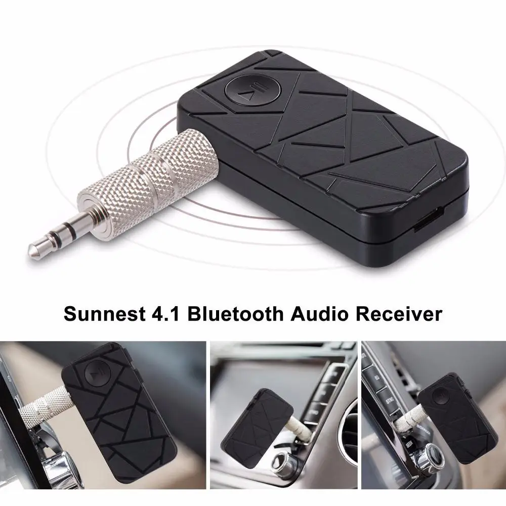 BT06 Bluetooth автомобильный комплект беспроводной A2DP музыкальный 4 1 приемник 3 5 мм