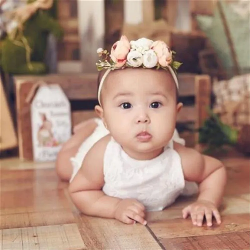 3Pcs Bowknot Head Bands For Baby Girls Floral print casual Headband Lovely Hair Accessories | Детская одежда и обувь