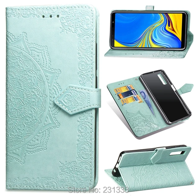 Кожаный чехол-кошелек C-ku с цветами мандалы для Sony Xperia XZ3 ZTE Blade A510 V7 Lite NOTE 8 чехол