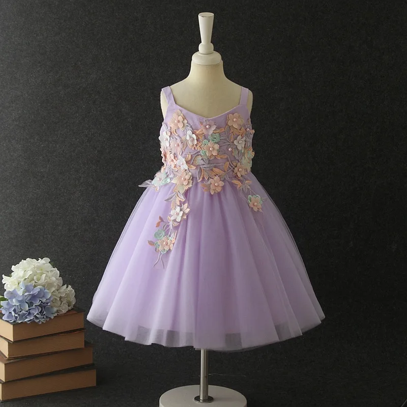 Платья принцессы для девочек Детский карнавальный костюм нарядное платье детей