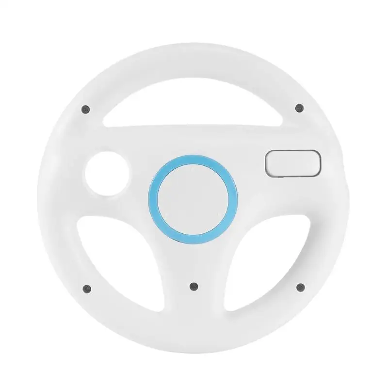 Eastvita New White Plastic Steering Wheel For Nintend for Wii Kart Racing Games Remote Controller Console | Электроника
