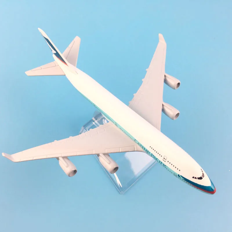 Самолет Модель литья под давлением Металл самолета Plane16cm 1:400 Cathay B747 самолет