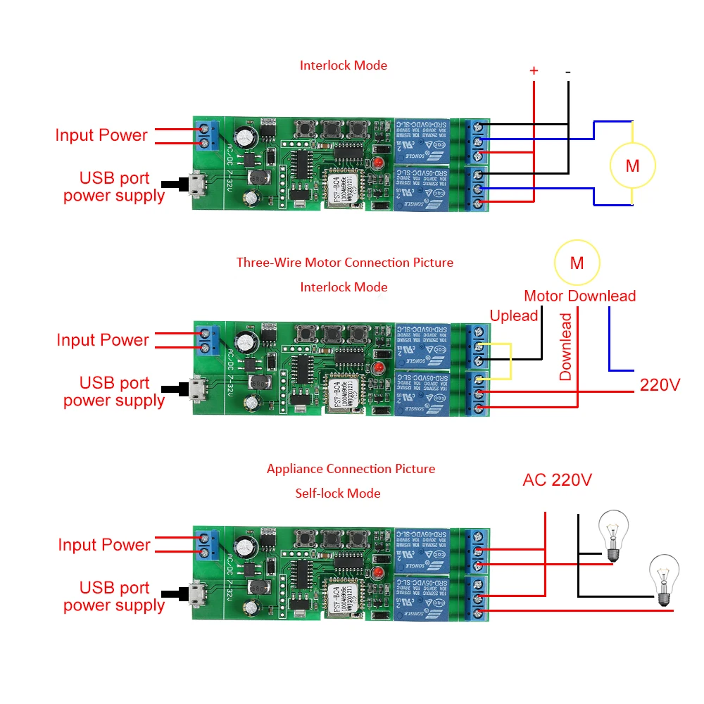 Умный Wi Fi переключатель eWeLink универсальный модуль 2 канала USB 5 В/7 32 В постоянного