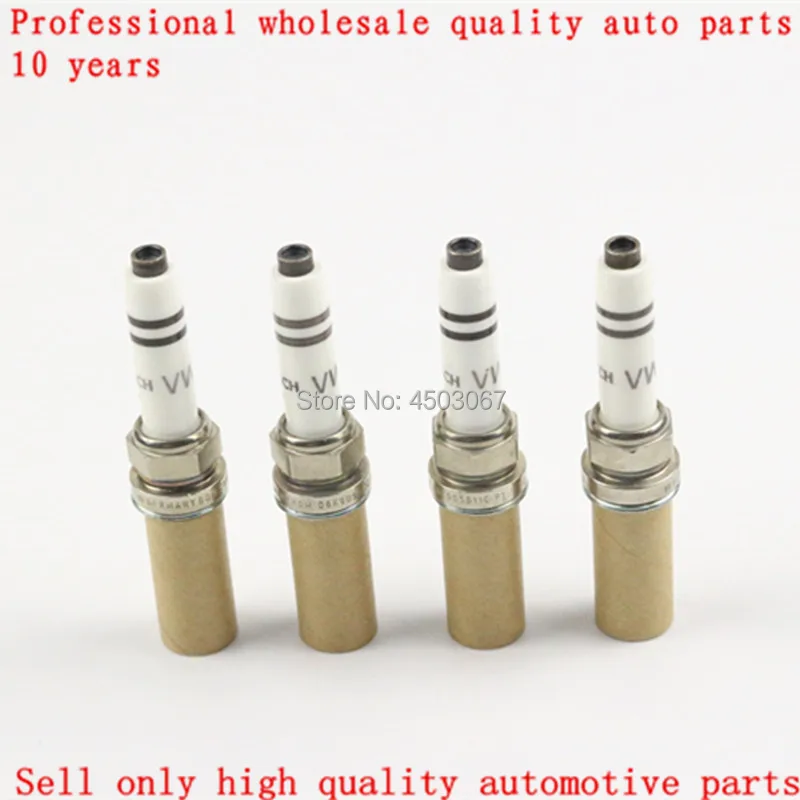 4 шт. оригинальная Свеча зажигания 06K905611C для Audi A3 A6 TT Quattro S3 2015 2016 1.8L 2.0L