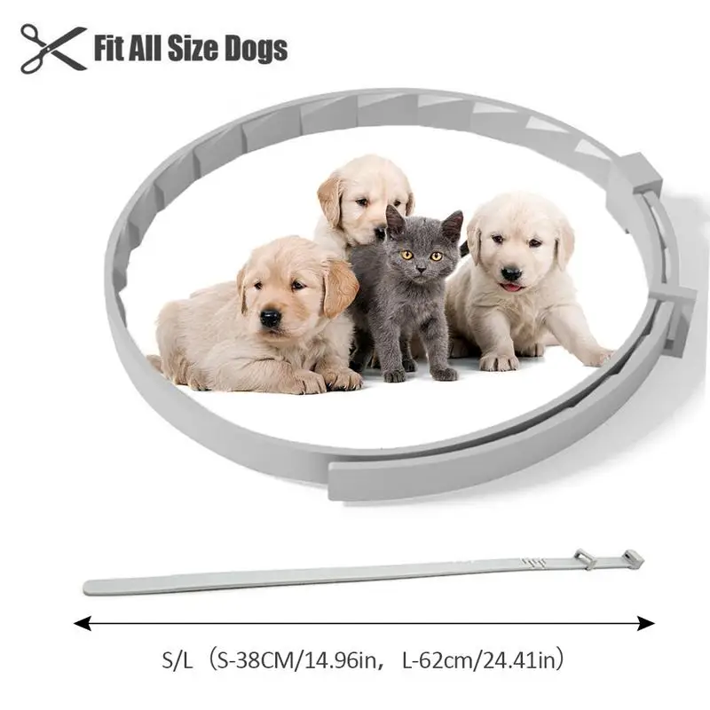 Ошейник для домашних животных отпугивающий ошейник кошек и собак против блох