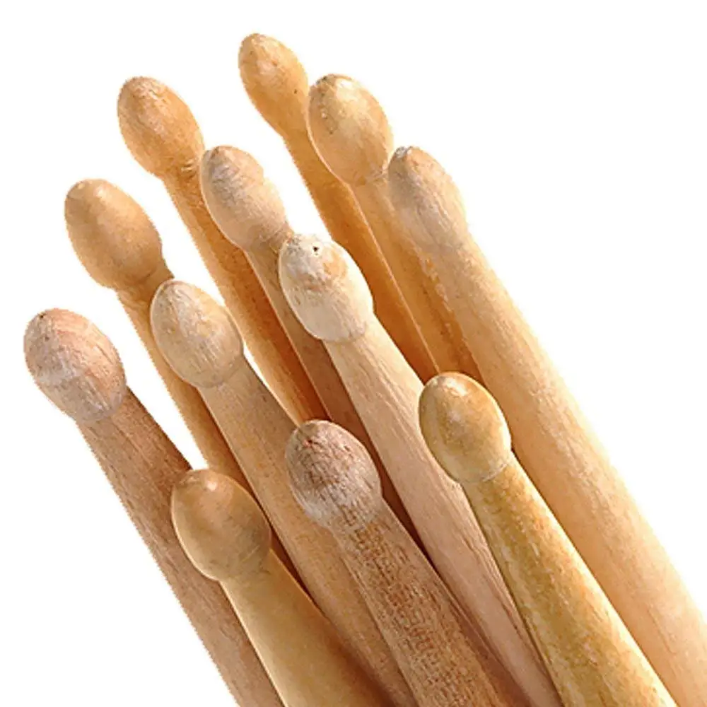 12 Drum Sticks (6 pairs) 5A Drumsticks Maple High Quality Wood |