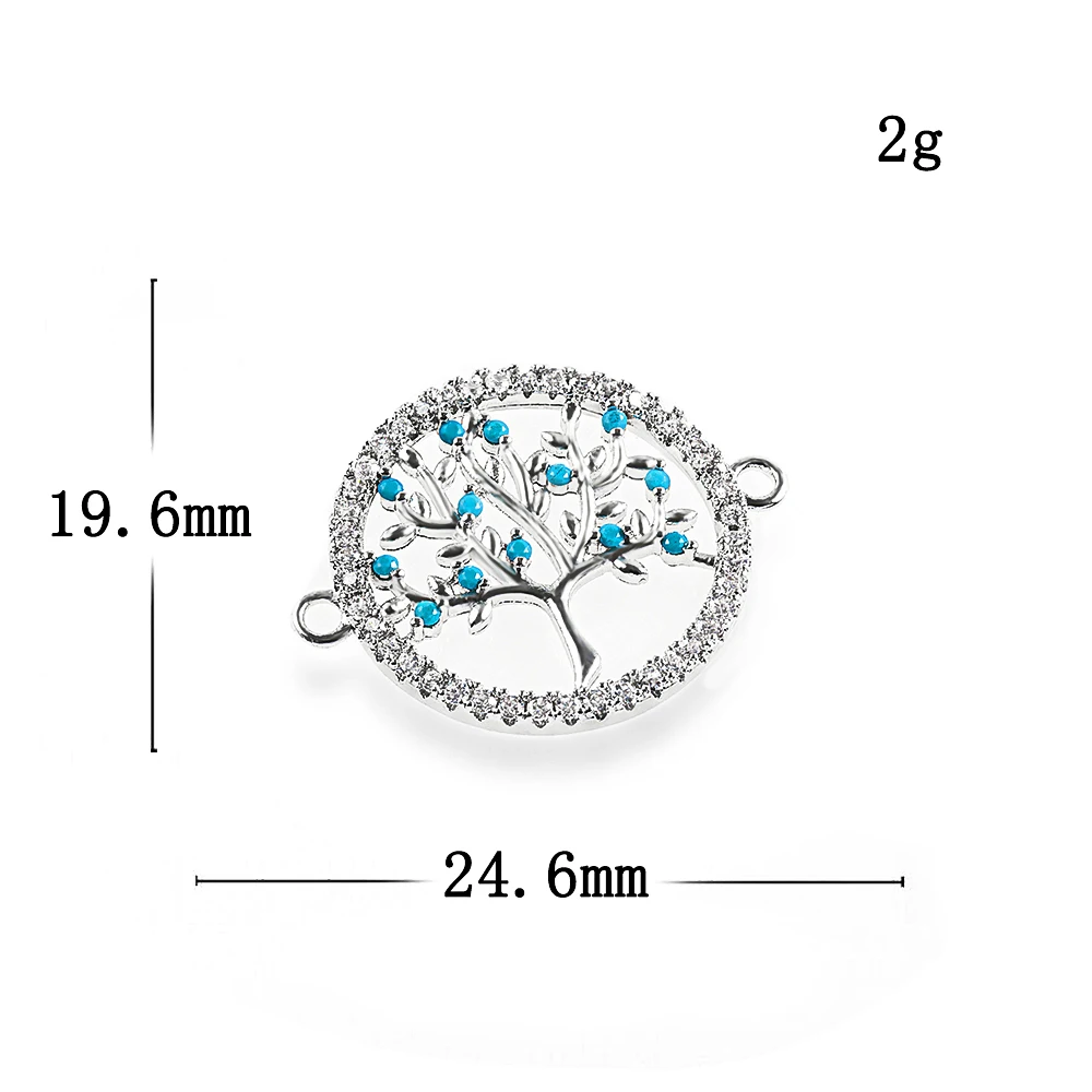 20*25 мм Fortune Tree Diy Премиум ювелирный браслет ожерелье аксессуары для изготовления