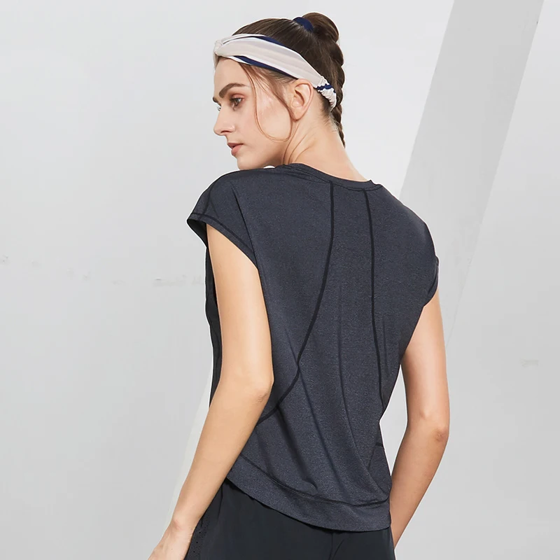 Женские спортивные футболки Willarde свободные дышащие для занятий спортом фитнесом