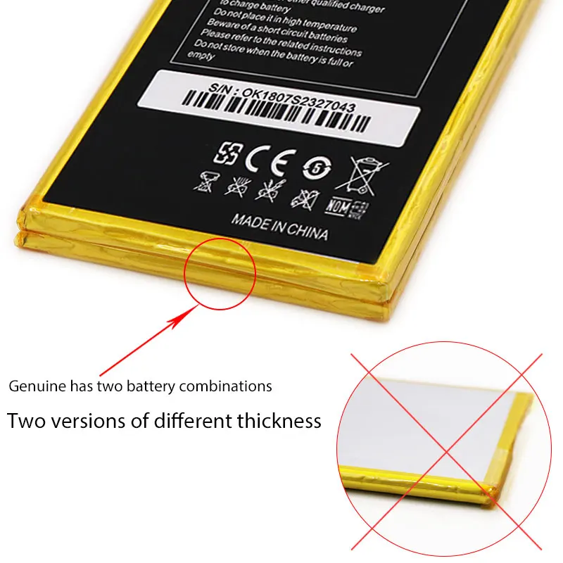 JRZ 3 8 V 10000mAh батарея для Oukitel K10000 pro Высокое качество большая емкость батареи замены